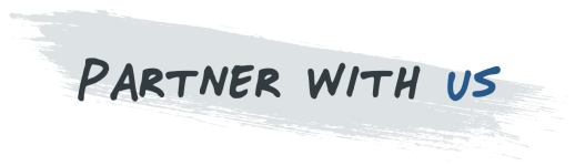 Partner with us label